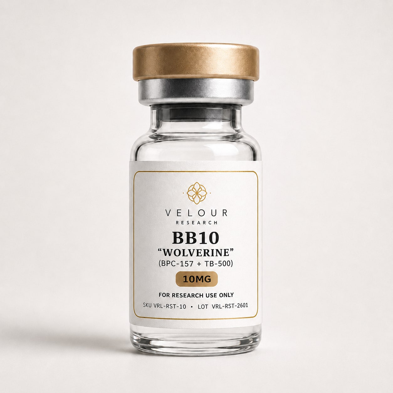 BB10 research material vial