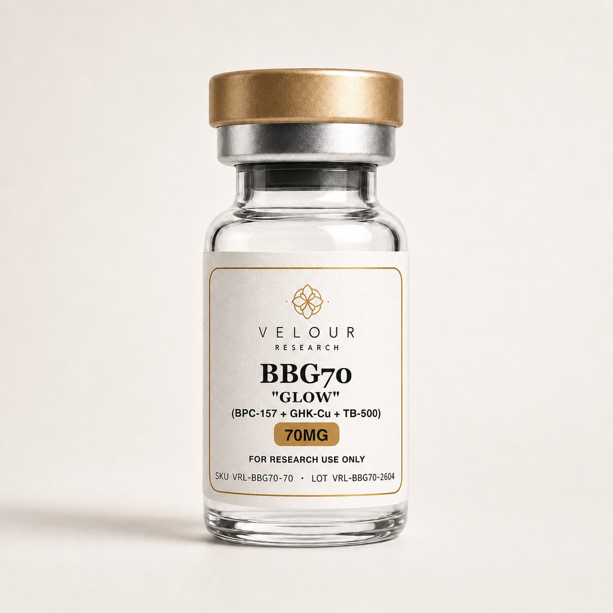 BBG70 research material vial