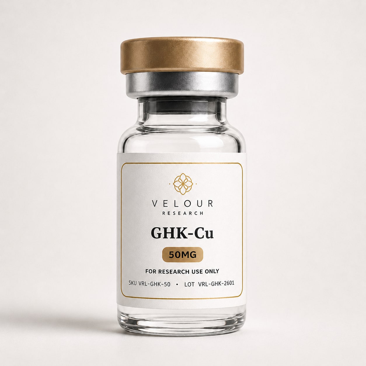 GHK-Cu research material vial