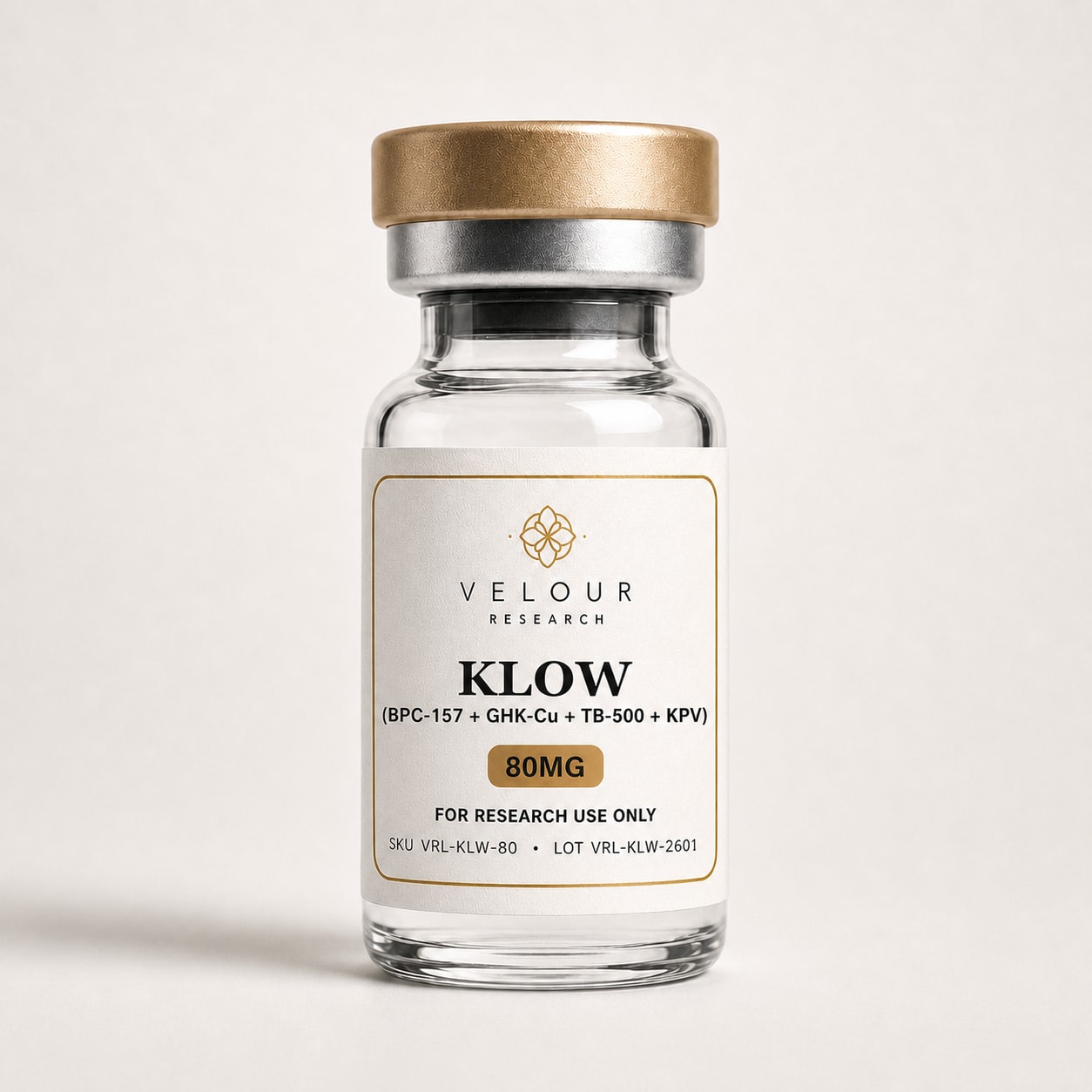 KLOW research material vial
