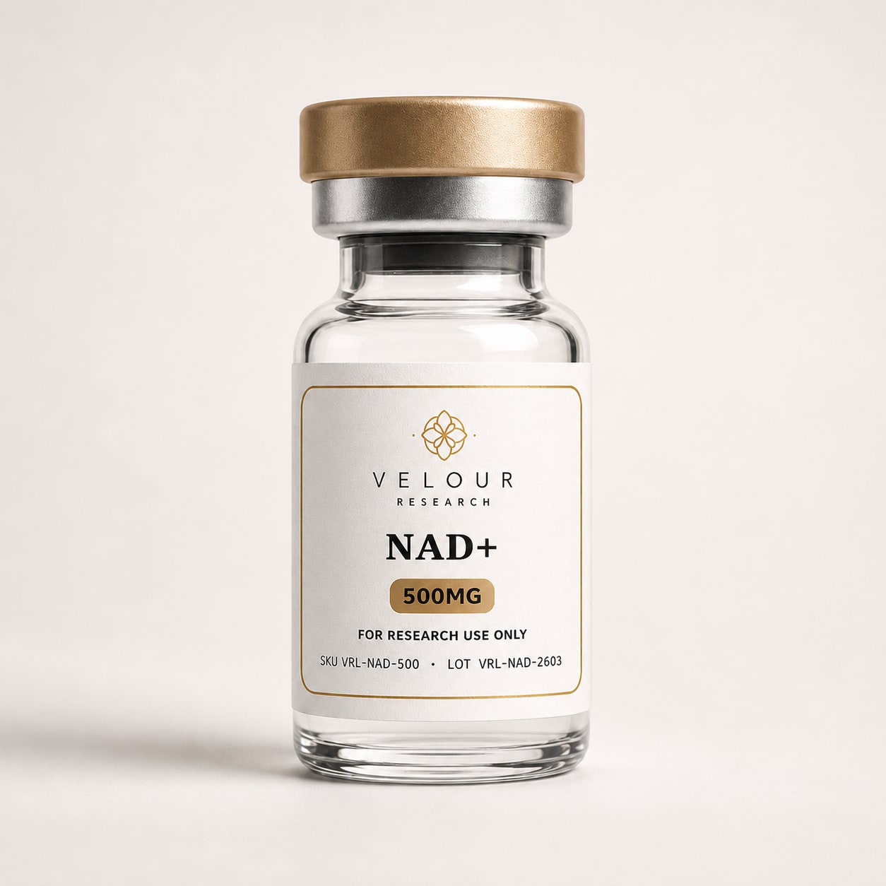NAD+ research material vial