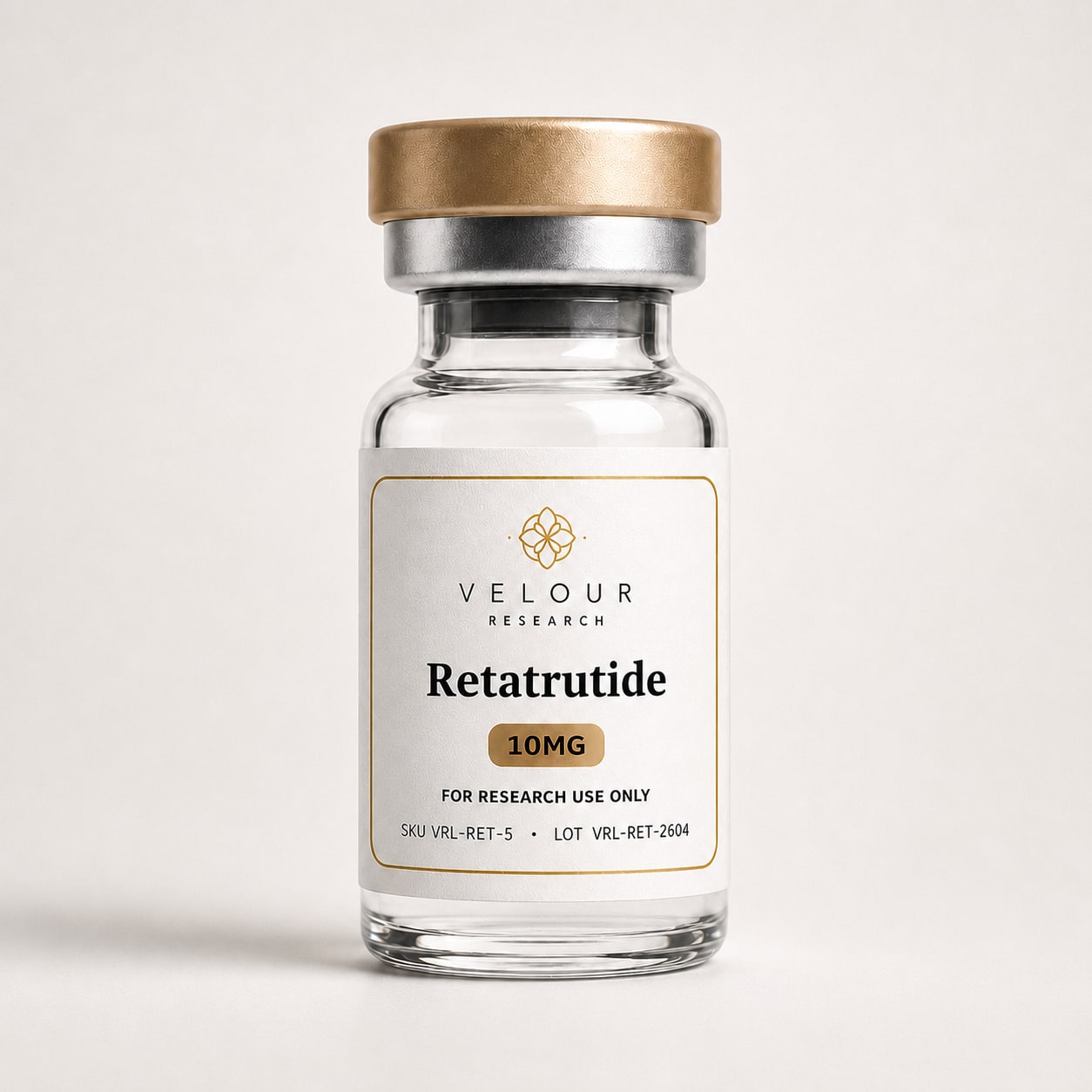 Retatrutide research material vial