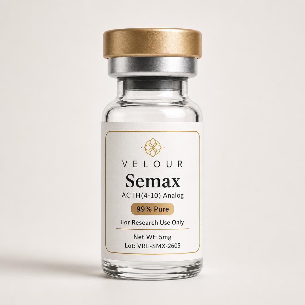 Semax research material vial