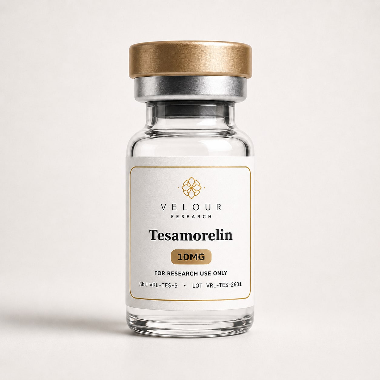 Tesamorelin research material vial