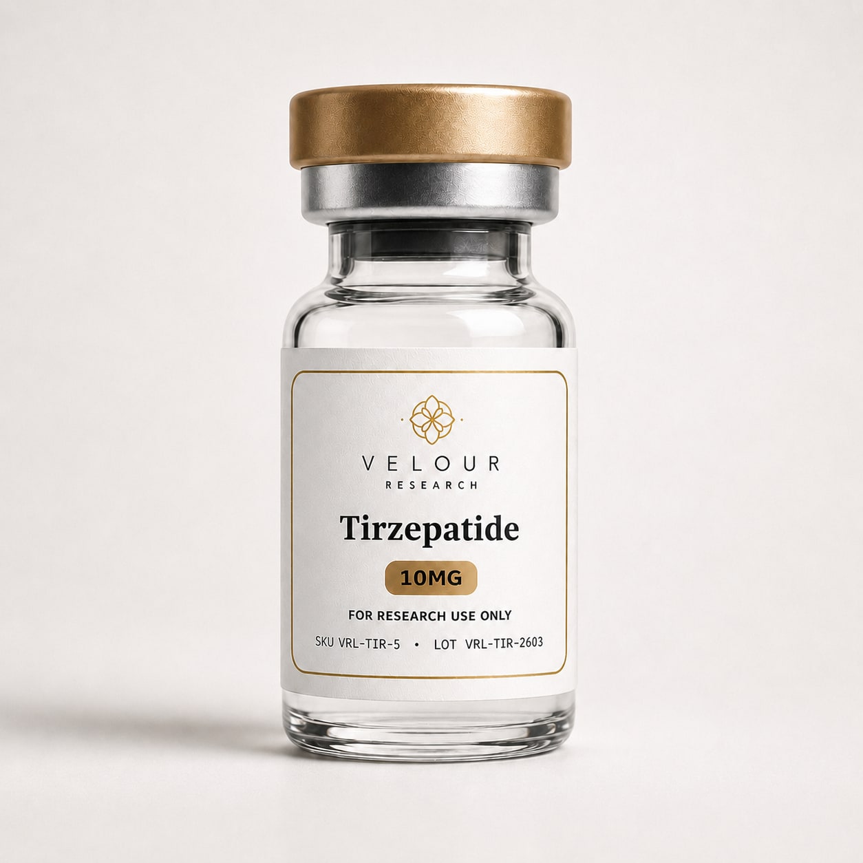 Tirzepatide research material vial