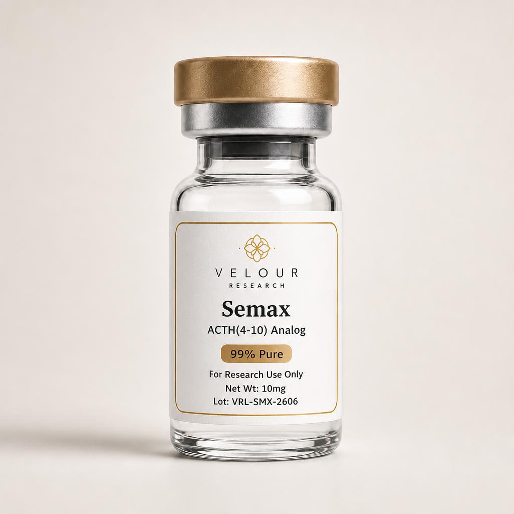 Semax research material vial
