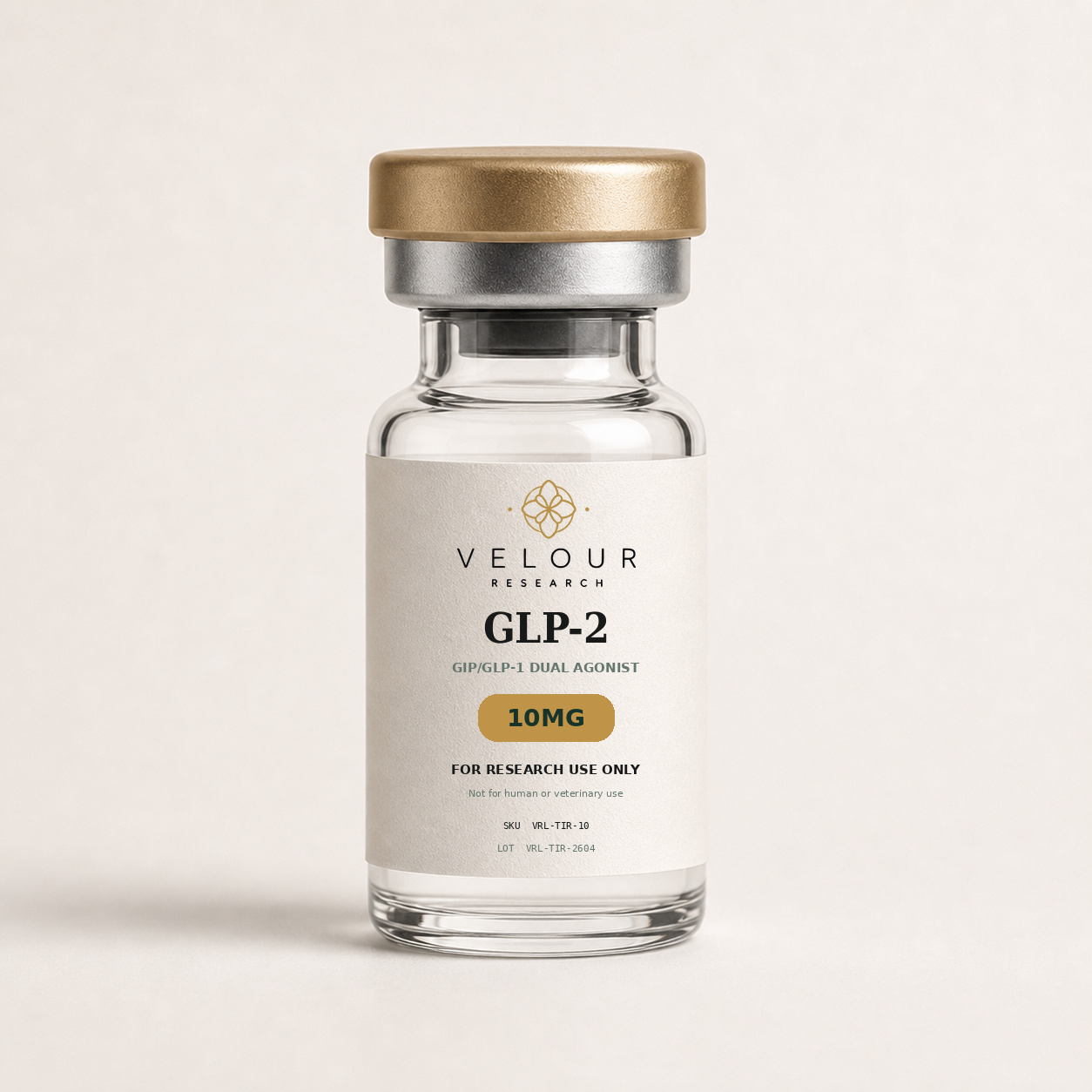 GLP-2 research material vial