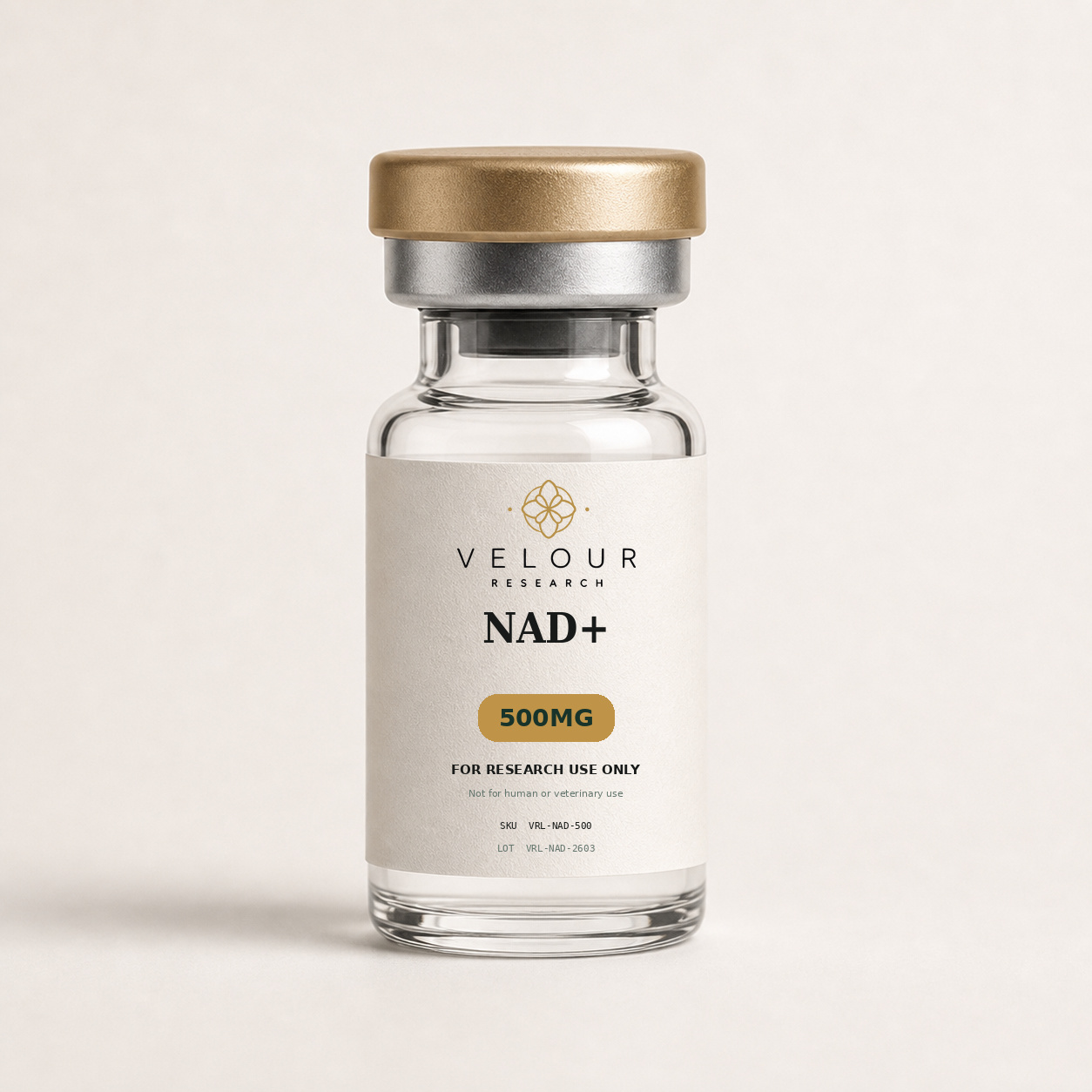 NAD+ - 500mg Velour Research vial